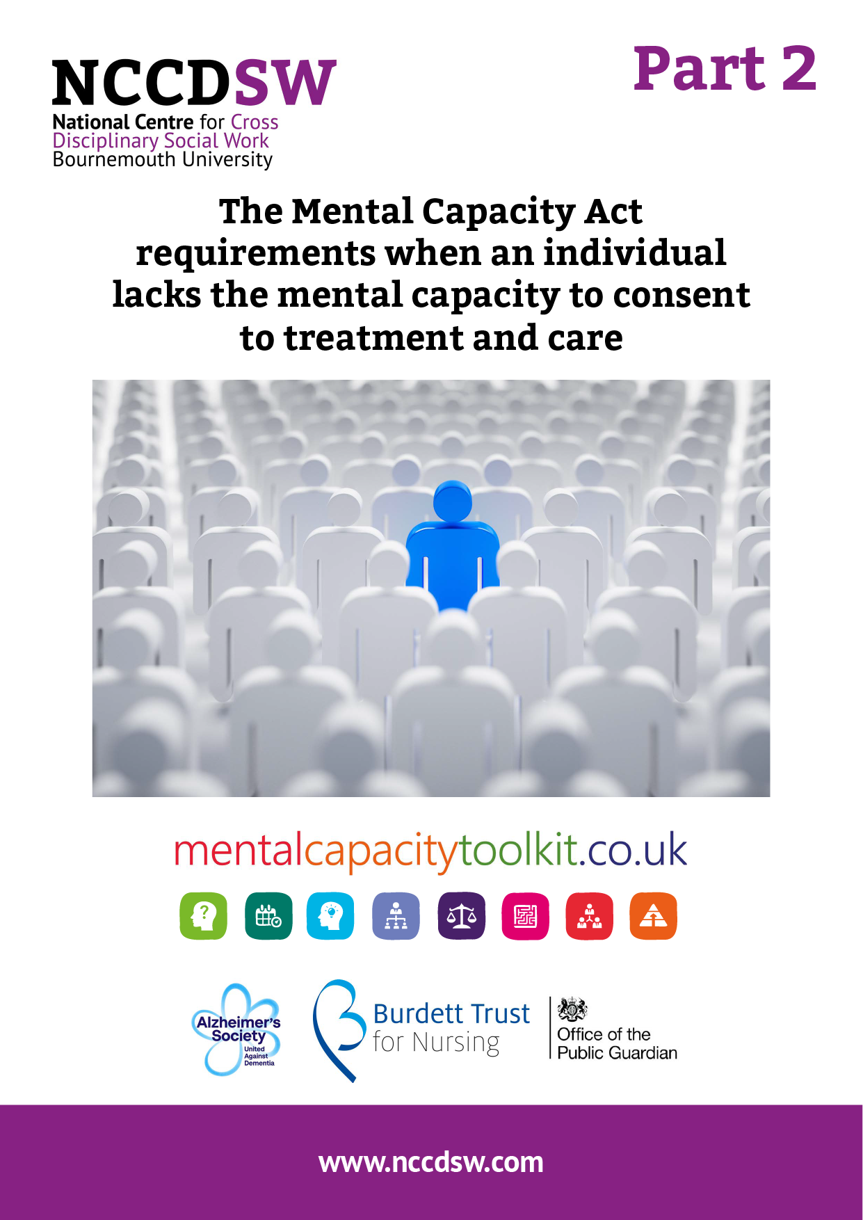 New Publication: The Mental Capacity Act requirements when an individual lacks the mental capacity to consent to treatment and care